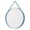 HAY Strap Mirror, No 2, Large, Blue -Finnishdesignshop Strap Mirror No 2 dia70 Blue