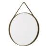 HAY Strap Mirror, No 2, Large, Light Brown -Finnishdesignshop Strap Mirror No 2 dia70 light Brown