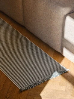 HAY Stripes And Stripes Rug, 60 X 200 Cm, Cucumber Green -Finnishdesignshop Stripes and Stripes cucumber green