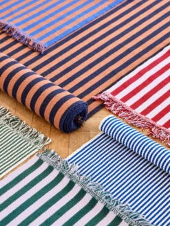 HAY Stripes And Stripes Door Mat, Lavender Field -Finnishdesignshop Stripes and Stripes family 02