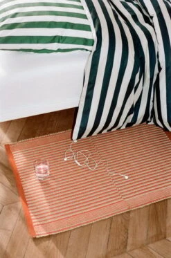 HAY Été Pillowcase, Dark Green 10 HAY Été Pillowcase, Dark Green -Finnishdesignshop Tapis Mat red Ete Duvet Cover midnight blue and light grey Ete Pillow Case dark green 1