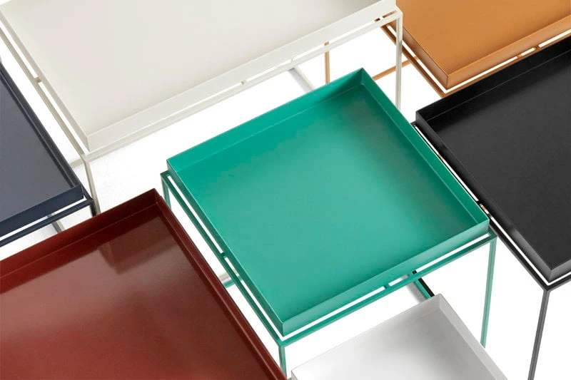 HAY Tray Table Medium Square, Chocolate 5 HAY Tray Table Medium Square, Chocolate - Image 3