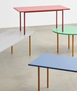 HAY Two-Colour Table 160 X 82 Cm, Maroon Red - Red 12 HAY Two-Colour Table 160 X 82 Cm, Maroon Red - Red -Finnishdesignshop Two Colour Booklet 26 4