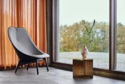 HAY Slit Table, 45 Cm, Brass -Finnishdesignshop Uchiwa Oak Black Stained Steelcut Trio Slit Table Brass catalogue