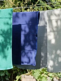 HAY Waffle Bath Towel, Vibrant Blue 13 HAY Waffle Bath Towel, Vibrant Blue -Finnishdesignshop Waffle Bath Towel family 02 2