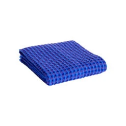 HAY Waffle Hand Towel, Vibrant Blue