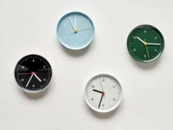 HAY Wall Clock, White -Finnishdesignshop Wall Clock Family 04