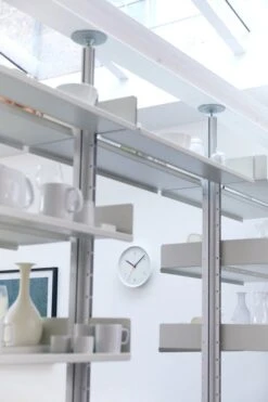 HAY Wall Clock, White -Finnishdesignshop Wall Clock white Studio Visit 03